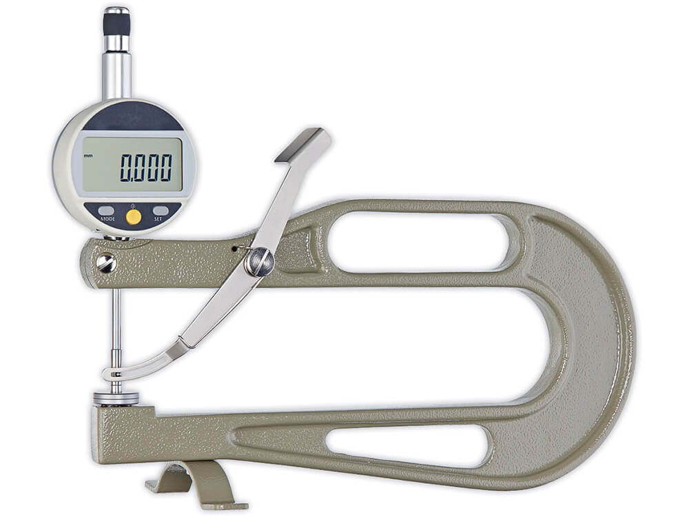 Checkline FD20025A Digital Thickness Gauge, Range 01.00, Depth of Jaw 200mm, Feeler A For